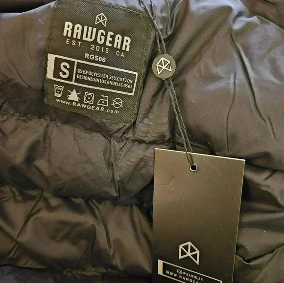 Raw Gear Bomber Jacket Blue men's small - Picture 9 of 11